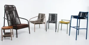 Introducing Tie Easy Chair, a Uniquely Designed outdoor furniture in Tie Collection 2023