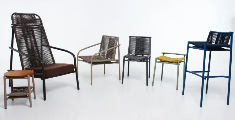 Introducing Tie Easy Chair, a Uniquely Designed outdoor furniture in Tie Collection 2023