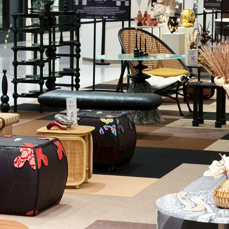 Interior styling with natural material furniture by Corner 43 Decor